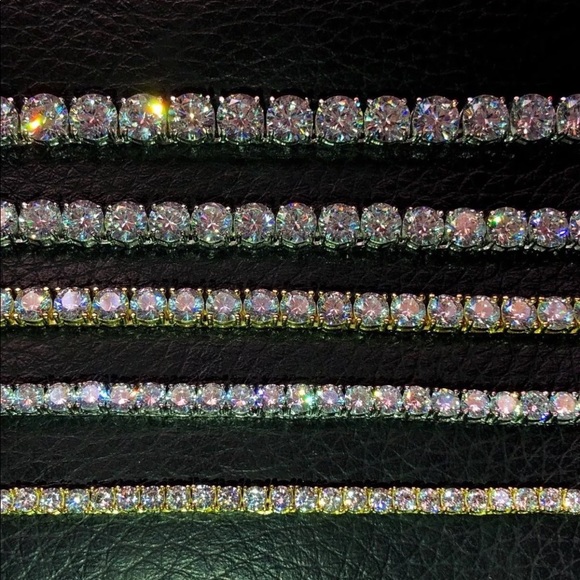 ✨5mm Tennis chain cubic zirconium ✨💧 - Picture 5 of 7